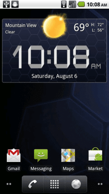 Screenshot of the application Fancy Widgets - #6