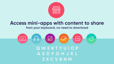 Screenshot of the application Fleksy keyboard - free - #2