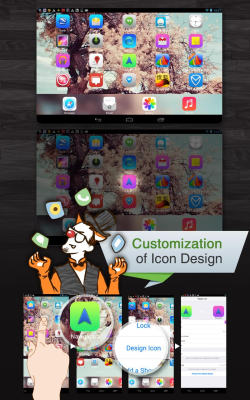 Screenshot of the application Espier Launcher 7 HD - #2