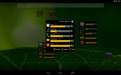 Screenshot of the application Volume control widget - #5