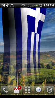 Screenshot of the application EU Flags Free Live Wallpaper - #4