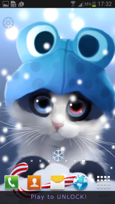 Screenshot of the application Frosty The Kitten Lite - #4