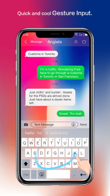 Screenshot of the application Emoji Keyboard - CrazyCorn - #6