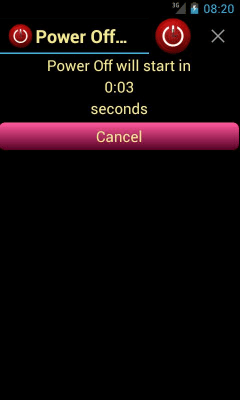Screenshot of the application Schedule power off - #5