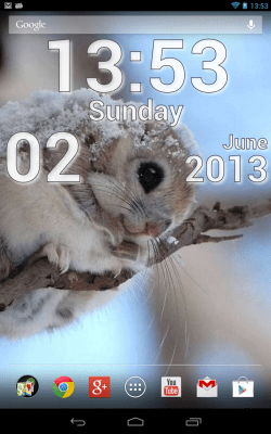 Screenshot of the application DIGI Clock Live Wallpaper - #11