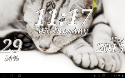 Screenshot of the application DIGI Clock Live Wallpaper - #18