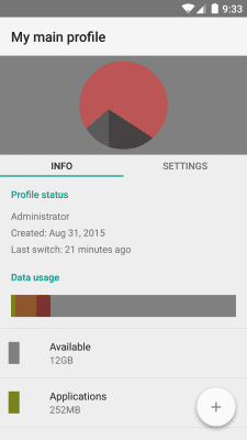 Screenshot of the application SwitchMe Multiple Accounts - #2