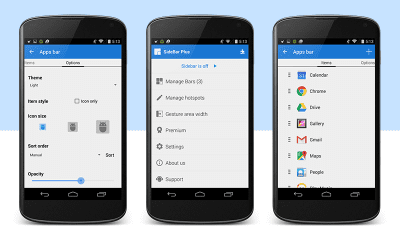 Screenshot of the application Sidebar Plus (Multi-bars) - #8