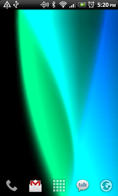 Screenshot of the application Chroma Wave Free LiveWallpaper - #5