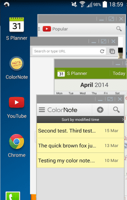 Screenshot of the application Floating Window Shortcuts - #3