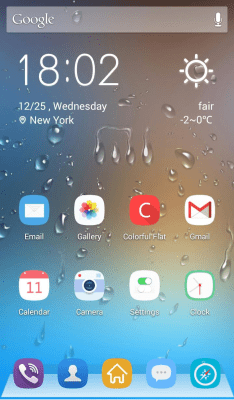 Screenshot of the application Flat Solo Launcher Theme - #8