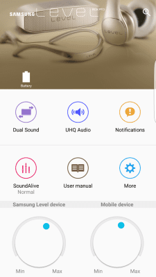 Screenshot of the application Samsung Level - #6