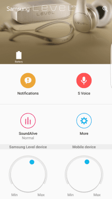 Screenshot of the application Samsung Level - #7