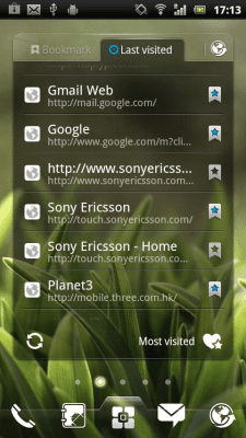 Screenshot of the application EZ Bookmark Widget - #2
