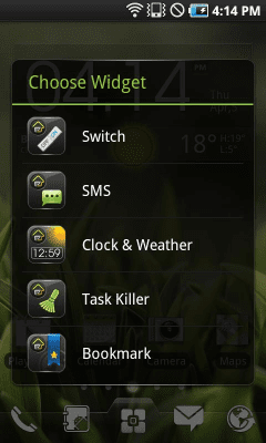 Screenshot of the application EZ Bookmark Widget - #4