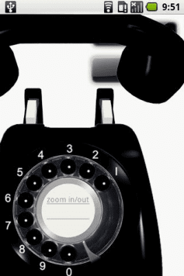 Screenshot of the application DialCall - #2