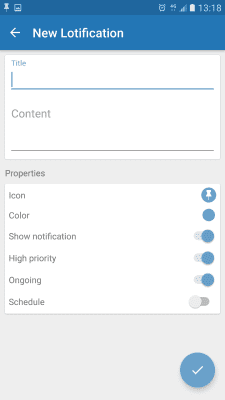Screenshot of the application Lotify - #2