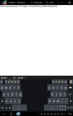 Screenshot of the application FREE Keyboard app - #7