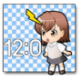 Download Chibi Biribiri Clock Widget
