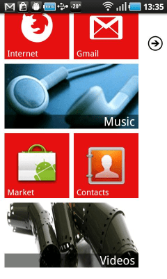 Screenshot of the application Launcher 7 - #2
