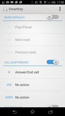 Screenshot of the application SmartKey - #2