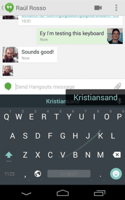Screenshot of the application Android L Keyboard - #3