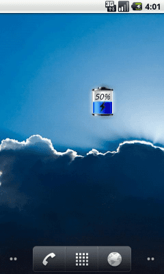 Screenshot of the application Blue Battery - #2