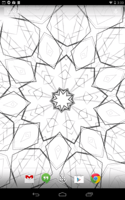 Screenshot of the application Prismatic Free Live Wallpaper - #8