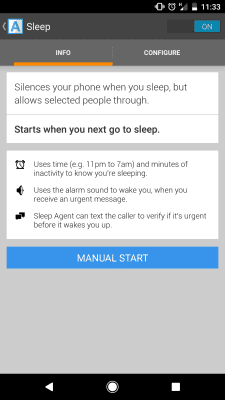 Screenshot of the application Agent - do not disturb & more - #3