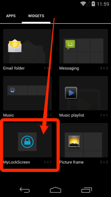 Screenshot of the application My Lock Screen - #2