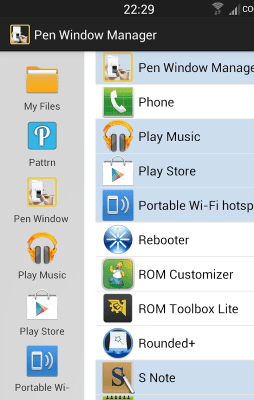 Screenshot of the application PEN Window Manager - #3