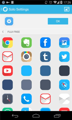 Screenshot of the application FLUI Free Icon Pack - #6