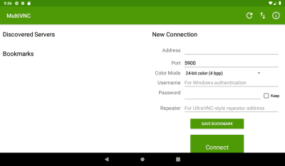 Screenshot of the application MultiVNC - #6