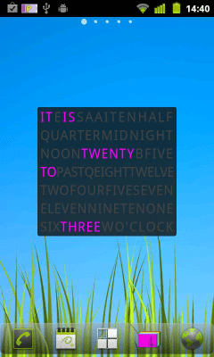 Screenshot of the application Its About Time Widget - #3