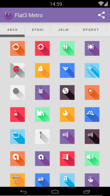 Screenshot of the application Saga3 metro style - Icon Pack - #6