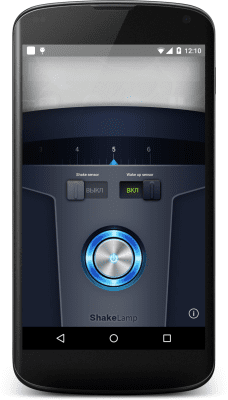 Screenshot of the application ShakeLamp - #2