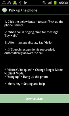 Screenshot of the application Pick up the phone!! - #2