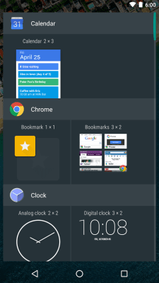 Screenshot of the application Google Start - #6