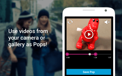 Screenshot of the application Pops: Fun Video Notifications - #3