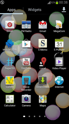 Screenshot of the application Funny Bubbles Wallpaper - #2
