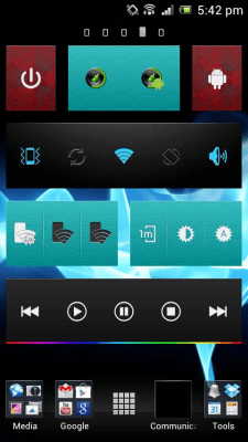 Screenshot of the application 1Tap Quick Bar -Quick Settings - #2