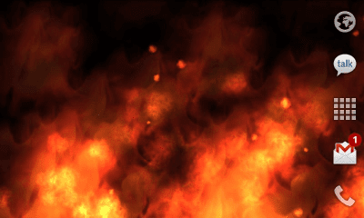 Screenshot of the application KF Flames Free Live Wallpaper - #4