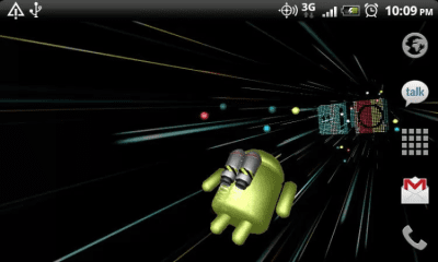 Screenshot of the application Google I/O 2011 Live Wallpaper - #2