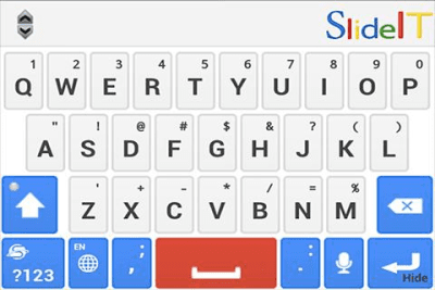 Screenshot of the application SlideIT Google Skin - #4