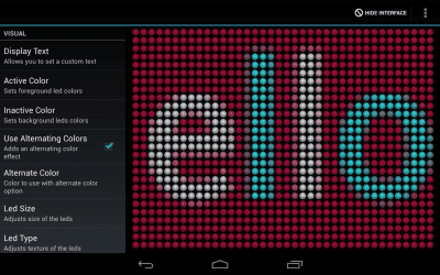 Screenshot of the application LED Flash Light Text Message - #2