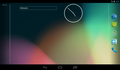 Screenshot of the application Simple Search Widget - #4