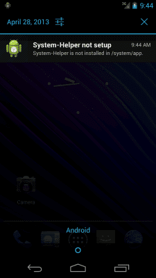 Screenshot of the application Root-Helper for Delayed Lock - #2