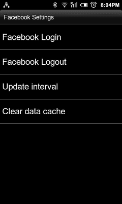 Screenshot of the application GO FBWidget - #8