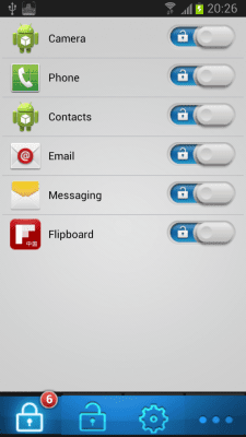 Screenshot of the application Super application lock - #2