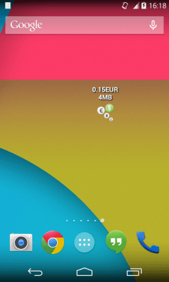 Screenshot of the application CheckBalance Widget - #6